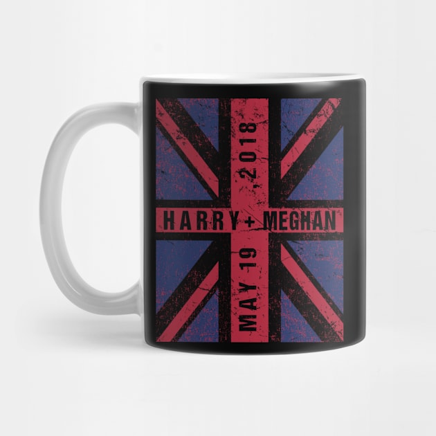 Harry Plus Meghan Royal Wedding Union Jack by Flippin' Sweet Gear